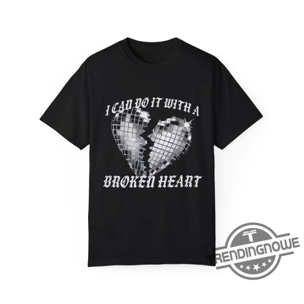 I Can Do It With A Broken Heart Shirt The Tortured Poets Department Shirt Taylor Swift New Album Shirt Swiftie Tee Ttpd Shirt trendingnowe 1