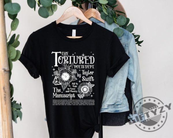 The Tortured Poets Department Shirt Taylor Eras Tour Album Sweatshirt Taylor Swiftie Merch Swiftie Shirt Gift Music Lover Tshirt Gift For Fan giftyzy 3