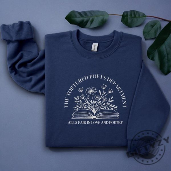 All Fair Sweater Love And Poetry Embroidered Unisex Sweatshirt Poets Department Tshirt Tortured Poet Hoodie Music Merch Taylor Swift Poet Era Shirt giftyzy 7