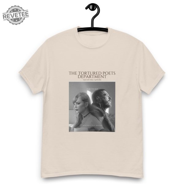 Unisex T Shirt The Tortured Poets Department Taylor Swift Album 2024 Swifties Fortnight Post Malone Unique revetee 1