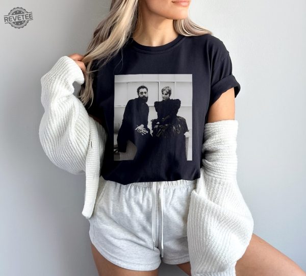 Taylor Swift Post Malone Unisex T Shirt The Tortured Poets Department Fortnight Collab Unique revetee 1