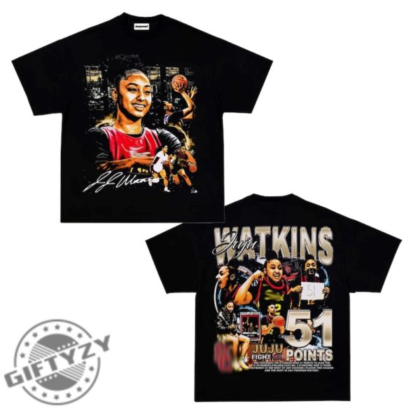 Juju Basketball Watkins March Madness Streetwear Double Sided Shirt giftyzy 1
