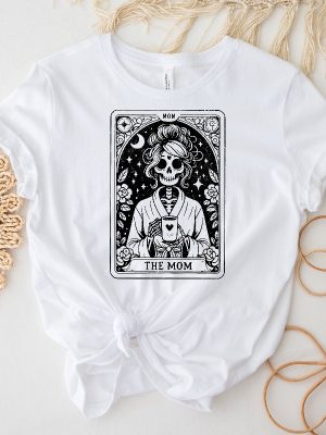 The Mom Tarot Card Shirt Skeleton Mom T Shirt Celestial Mama Shirt Witchy Vibes Tee Mothers Day Gift Shirt Unique revetee 5