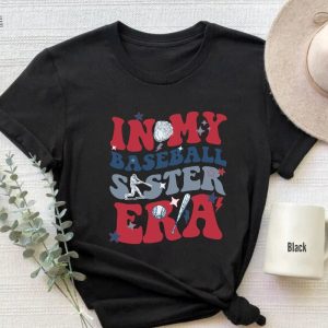 In My Baseball Sister Era T Shirt Sister Era Baseball Tee Family Match Tee Family Baseball Players Matching Shirt Unique revetee 4