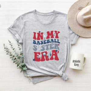 In My Baseball Sister Era T Shirt Sister Era Baseball Tee Family Match Tee Family Baseball Players Matching Shirt Unique revetee 6