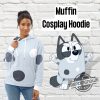 Muffin Hoodie 3D Bluey Dog Cosplay Shirt Blue Dog Cousin Hoodie Blue Dog Show Sweatshirt Blue Dog Merch trendingnowe 1