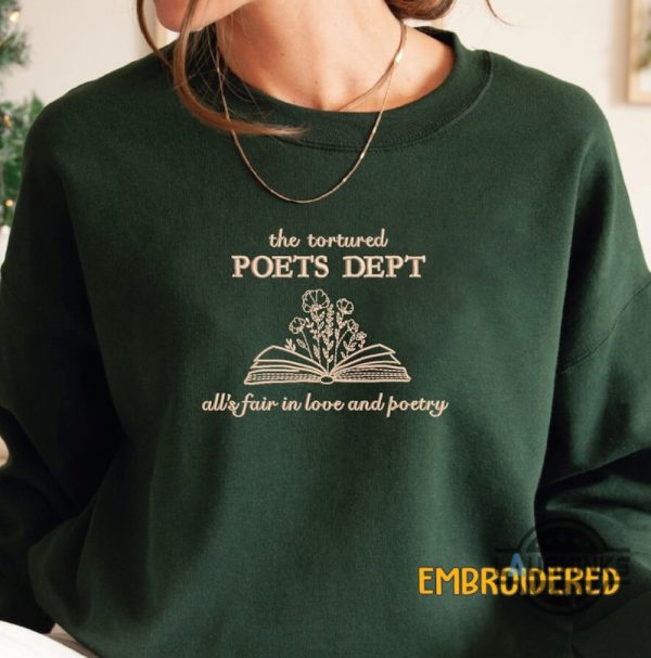 taylor swift minimalist embroidered sweatshirt tshirt hoodie custom taylor swift the tortured poets department shirts personalized ttpd tee swifties gift laughinks 8