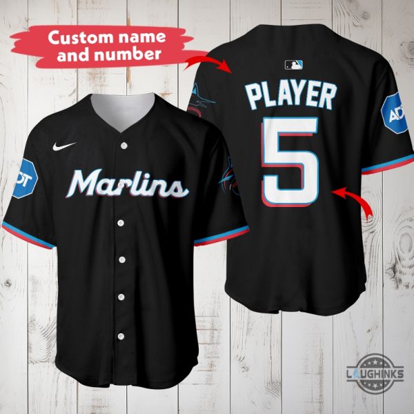 miami marlins new uniforms nike 2024 custom name number all over printed miami marlins throwback baseball jersey shirts black mlb jerseys laughinks 1