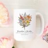 grandmas garden coffee mug custom birth flower accent color changing travel cups mothers day gift for nana mimi mom mum laughinks 6