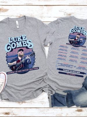 Luke Combs 2024 Tour Growing Up And Getting Old Shirt Luke Combs Merch Luke Combs Presale Code 2024 Unique revetee 3