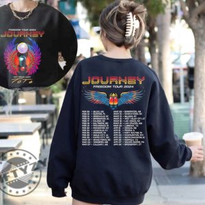 Journey 2024 Tour Freedom Shirt Journey Freedom Tour 2024 Tshirt Journey With Toto 2024 Concert Sweatshirt Toto Concert Hoodie Fans Music Band Gift giftyzy 2