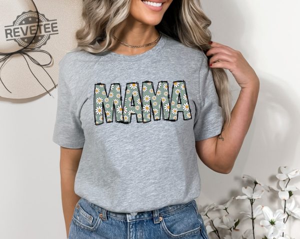 Floral Mama Shirt Cute Mom Shirt Mothers Day Gift New Mom Gift Mama Shirt Gift For Grandma Unique revetee 1