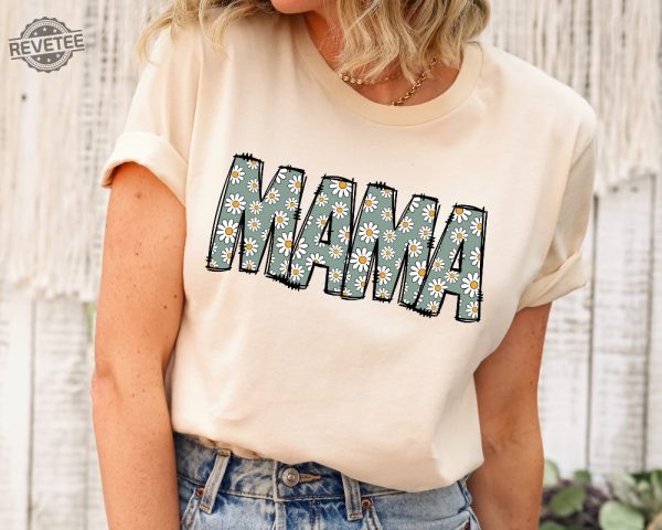 Floral Mama Shirt Cute Mom Shirt Mothers Day Gift New Mom Gift Mama Shirt Gift For Grandma Unique revetee 2