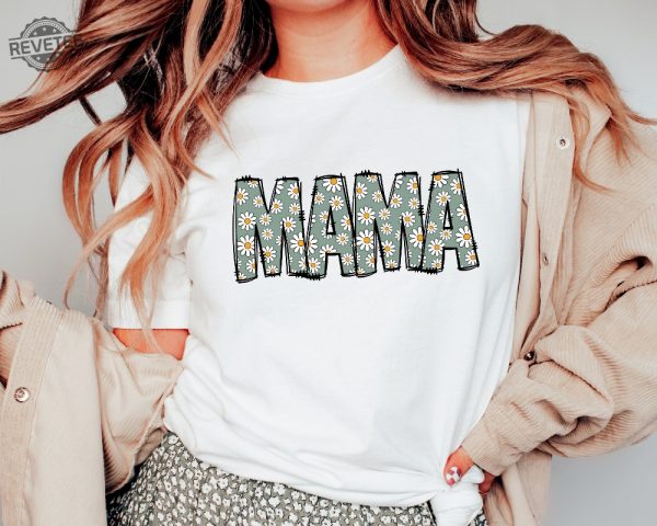 Floral Mama Shirt Cute Mom Shirt Mothers Day Gift New Mom Gift Mama Shirt Gift For Grandma Unique revetee 3