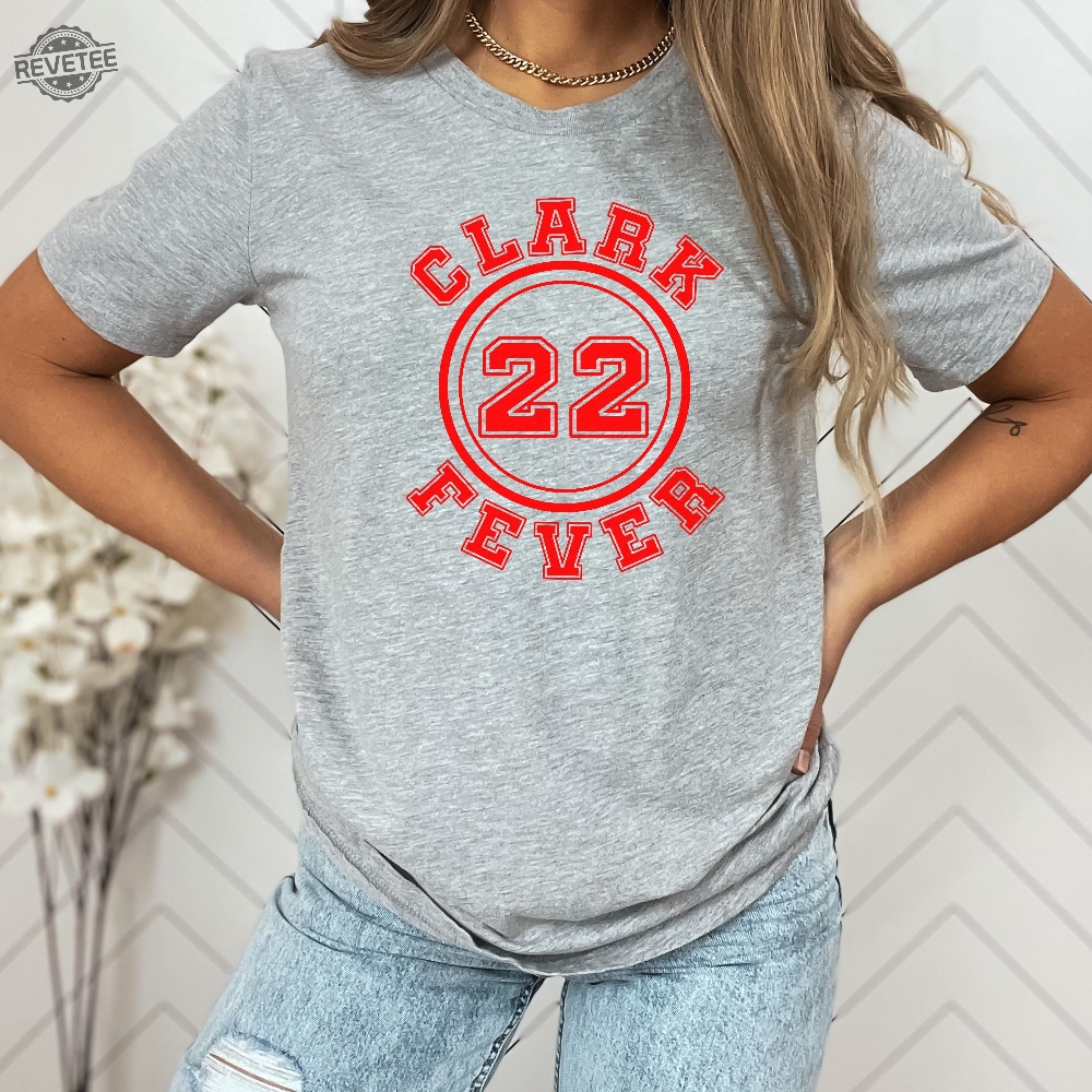 Clark Fever 22 Jersey Shirt Unique Womens Basketball Shirt Caitlin Clark Shirt Indiana Jersey Indiana Basketball Shirt Caitlin Clark Shirt revetee 1