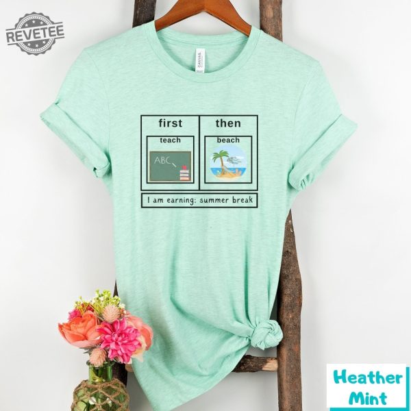 Special Education Teacher First Then Shirts Unique Pecs Communication Shirt First Then Shirt Aac Autism Teacher Shirt revetee 5