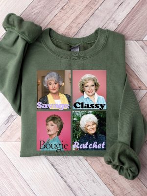 Golden Warhol Girls Sweatshirt Unique Golden Girls Shirt Stay Golden Shirt Tv Show Fans Shirt Def Leppard Inspired 80S Tv Sitcom Shirt revetee 2