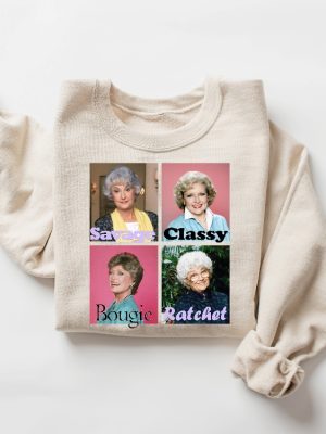 Golden Warhol Girls Sweatshirt Unique Golden Girls Shirt Stay Golden Shirt Tv Show Fans Shirt Def Leppard Inspired 80S Tv Sitcom Shirt revetee 3