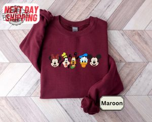 Mickey And Friends Shirt Unique Animal Kingdom Shirt Epcot Sweatshirt Disneyland Sweater Donald Duck Hoodie Mickey Aviator Shirt revetee 2