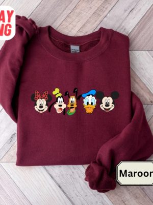 Mickey And Friends Shirt Unique Animal Kingdom Shirt Epcot Sweatshirt Disneyland Sweater Donald Duck Hoodie Mickey Aviator Shirt revetee 2