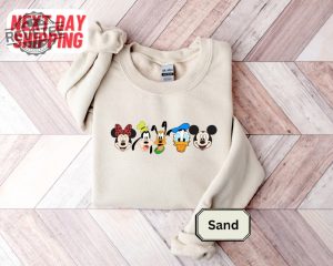 Mickey And Friends Shirt Unique Animal Kingdom Shirt Epcot Sweatshirt Disneyland Sweater Donald Duck Hoodie Mickey Aviator Shirt revetee 3