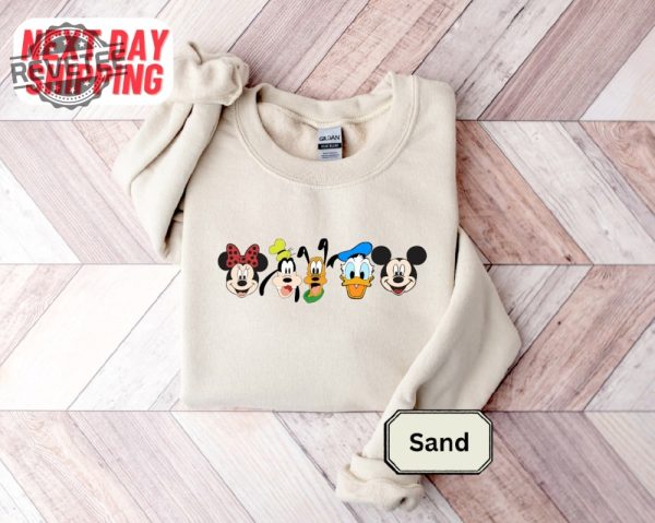 Mickey And Friends Shirt Unique Animal Kingdom Shirt Epcot Sweatshirt Disneyland Sweater Donald Duck Hoodie Mickey Aviator Shirt revetee 3