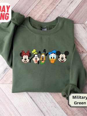 Mickey And Friends Shirt Unique Animal Kingdom Shirt Epcot Sweatshirt Disneyland Sweater Donald Duck Hoodie Mickey Aviator Shirt revetee 7