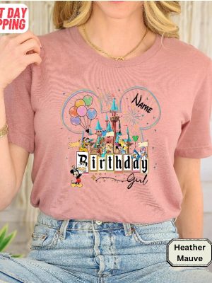 Disneyworld 2024 Birthday Name Shirt Unique Most Wonderful Time Shirt Christmas Shirt New Year Shirt Disneyworld Birthday revetee 3