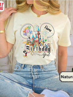 Disneyworld 2024 Birthday Name Shirt Unique Most Wonderful Time Shirt Christmas Shirt New Year Shirt Disneyworld Birthday revetee 4