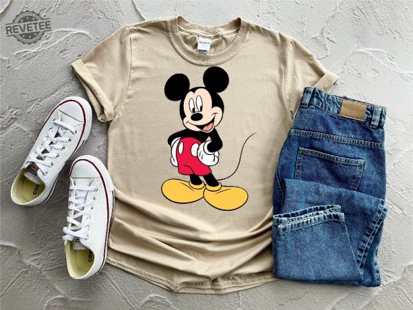 Mickey Mouse Shirt Unique Disney Gift Shirt Disney Retro Shirt Walt Disney World Disney Epcot Shirt Mickey Mouse T Shirt revetee 1