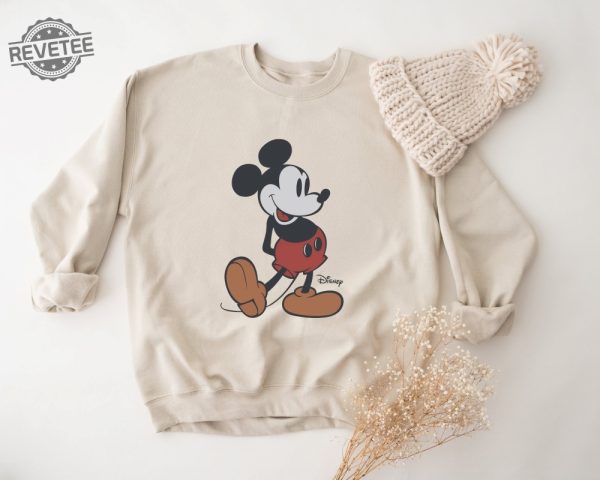 Mickey Mouse Sweatshirt Vintage Unique Disney Sweater Disney Sweatshirt Disneyworld Crewneck Disney World Sweater Mickey Mouse Hoodie revetee 1