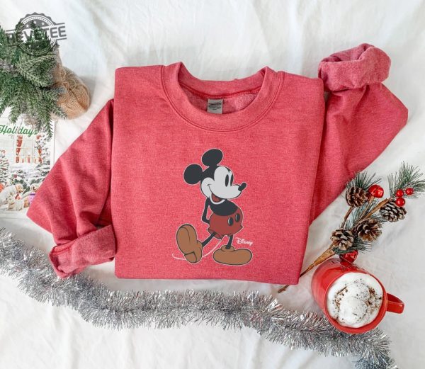 Mickey Mouse Sweatshirt Vintage Unique Disney Sweater Disney Sweatshirt Disneyworld Crewneck Disney World Sweater Mickey Mouse Hoodie revetee 5