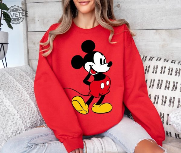 Mickey Mouse Sweatshirt Unique Mickey Sweatshirt Mickey Mouse Sweater Mickey Mouse Hoodie Minnie Mouse Shirt revetee 1