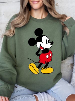 Mickey Mouse Sweatshirt Unique Mickey Sweatshirt Mickey Mouse Sweater Mickey Mouse Hoodie Minnie Mouse Shirt revetee 5