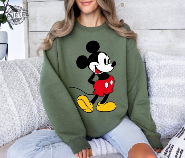 Mickey Mouse Sweatshirt Unique Mickey Sweatshirt Mickey Mouse Sweater Mickey Mouse Hoodie Minnie Mouse Shirt revetee 6