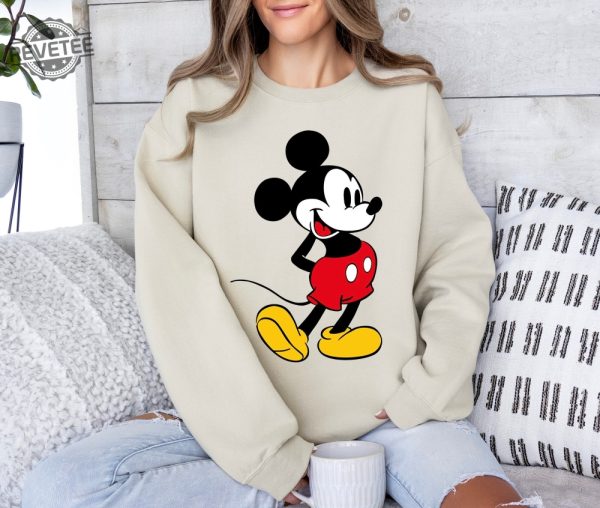 Mickey Mouse Sweatshirt Unique Mickey Sweatshirt Mickey Mouse Sweater Mickey Mouse Hoodie Minnie Mouse Shirt revetee 7