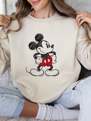 Mickey Mouse Sweatshirt Vintage Unique Disney Sweater Disney Sweatshirt Disneyworld Crewneck Disney World Sweater Mickey Mouse Hoodie revetee 2 1