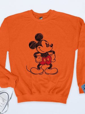 Mickey Mouse Sweatshirt Vintage Unique Disney Sweater Disney Sweatshirt Disneyworld Crewneck Disney World Sweater Mickey Mouse Hoodie revetee 4 1