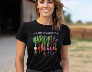 Gardening Shirt Unique Gardening Tee Gardening T Shirt Uplifting T Shirt Spring T Shirt Vegetable Shirt Veggie Lovers Tee revetee 3