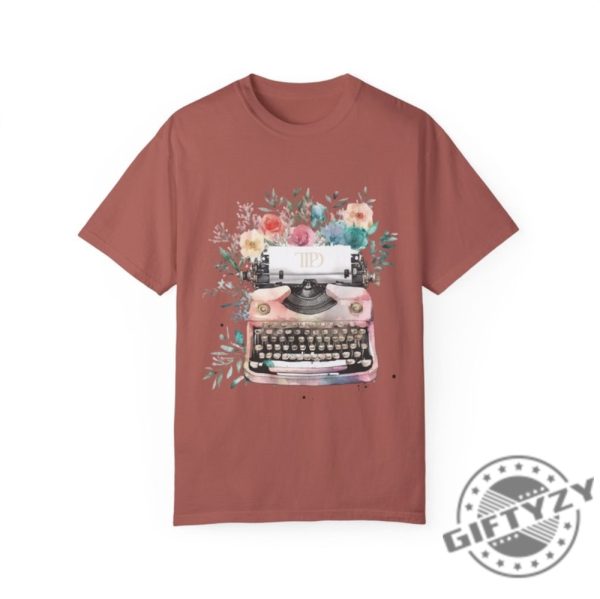 Tortured Poets Department Logo Watercolor Typewriter Shirt Watercolor Florals Hoodie Ts 11 Tshirt Ttpd Era Sweatshirt For Swifties giftyzy 7