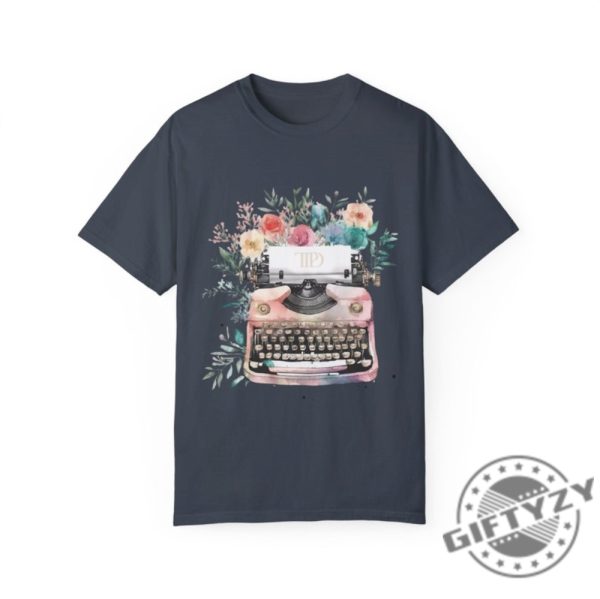 Tortured Poets Department Logo Watercolor Typewriter Shirt Watercolor Florals Hoodie Ts 11 Tshirt Ttpd Era Sweatshirt For Swifties giftyzy 8