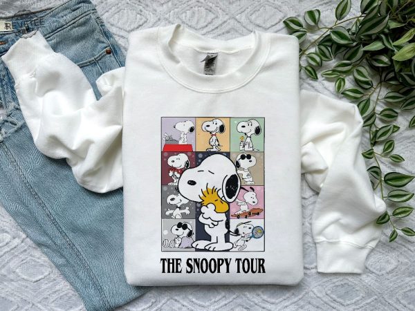 The Snoopy Tour Shirt Unique Taylor Tour Shirt The Snoopy Tour Shirt Fall Dogs Shirt Snoopy Shirt Taylor Version Tee revetee 2