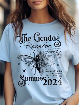 Cicada Shirt Cicada Tshirt Cicada 2024 Shirt Live Fast Die Loud Shirt Insect Lover Shirt Unique revetee 2