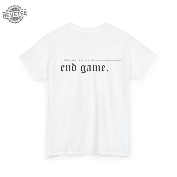 White Reputation I Wanna Be Your End Game Concert Shirt Taylor Swift Reputation Shirt Swiftie Reputation Concert Tee Unique revetee 4