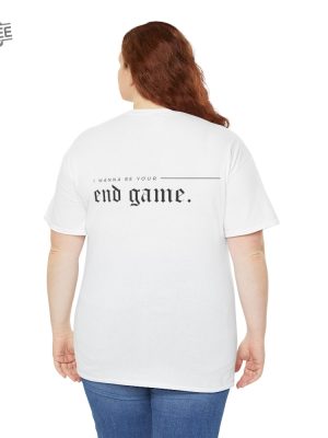 White Reputation I Wanna Be Your End Game Concert Shirt Taylor Swift Reputation Shirt Swiftie Reputation Concert Tee Unique revetee 7