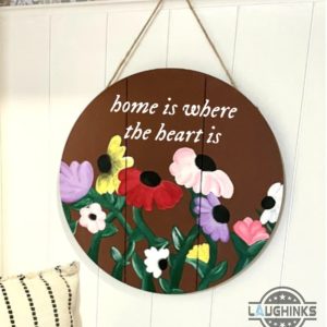 taylor swift door hanger eras piano painted flowers taylor swift tour door sign home is where the heart is decoration gift for swifties laughinks 1