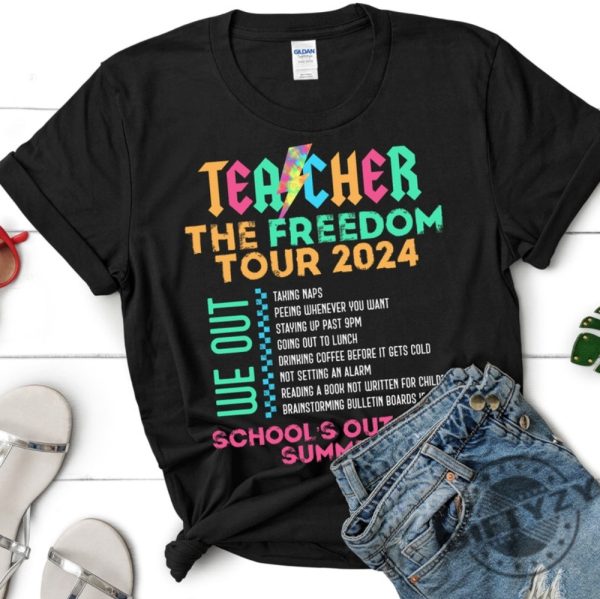 Last Day Of School Shirt For Teachers Teacher Summer Tour Tshirt Cute Teacher Sweatshirt Teacher Hoodie Teacher Team Sweatshirt End Of School Shirt giftyzy 1