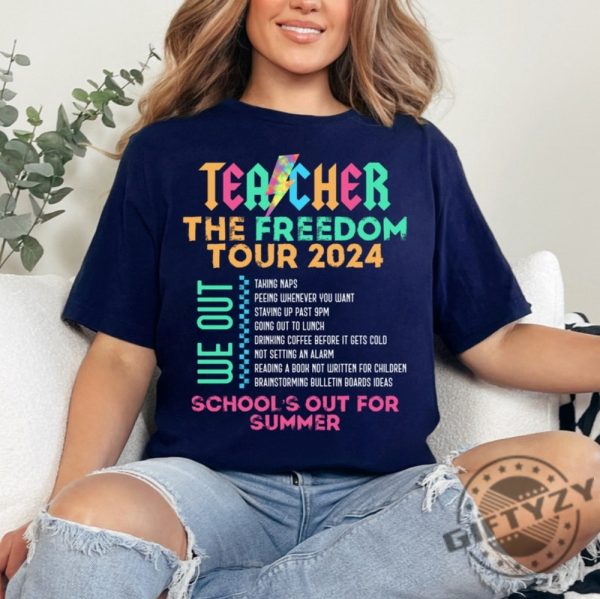 Last Day Of School Shirt For Teachers Teacher Summer Tour Tshirt Cute Teacher Sweatshirt Teacher Hoodie Teacher Team Sweatshirt End Of School Shirt giftyzy 5