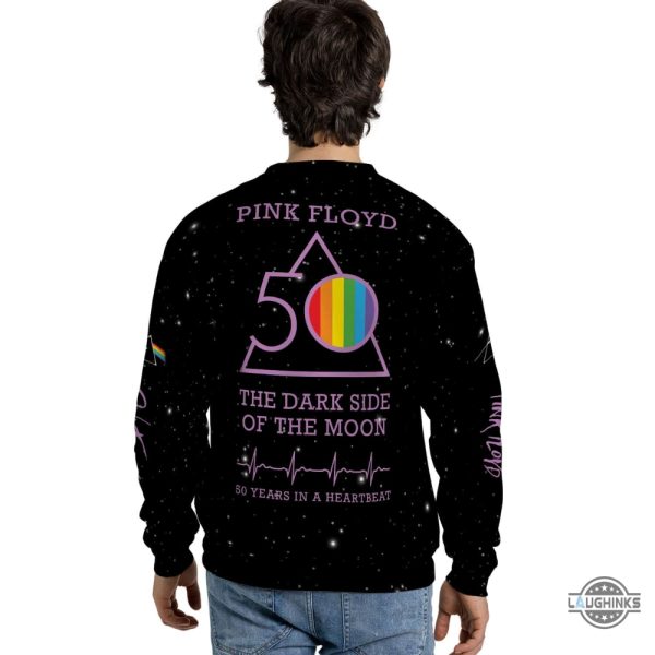 pink floyd t shirt sweatshirt hoodie mens womens ill see you on the dark side of the moon brain damage tshirt pink floyd 50 years shirts laughinks 5
