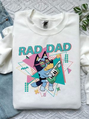 Dad Birthday Gift Bluey Shirt Bluey Bingo Family Tshirt Bluey Bandit Rad Dad Shirt Bluey Dad Bluey Family Shirt Cool Dad Club Shirt Unique revetee 3